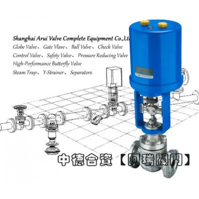 供应中德合资AKI调节阀   LE2KN电动调节阀图1