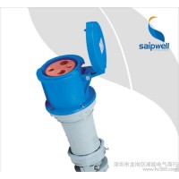 赛普SP-1237工业防水插座连接器 63A电缆防水防尘连接器