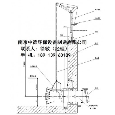 QHB潜水污泥回流泵选型询价需知及预埋件安装示意图；硝化液回流泵用途及应用范围图2