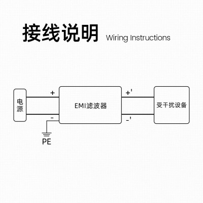 赛纪SJD710电源滤波器单相三级220V端子台EMC直流交流变频抗干扰图5